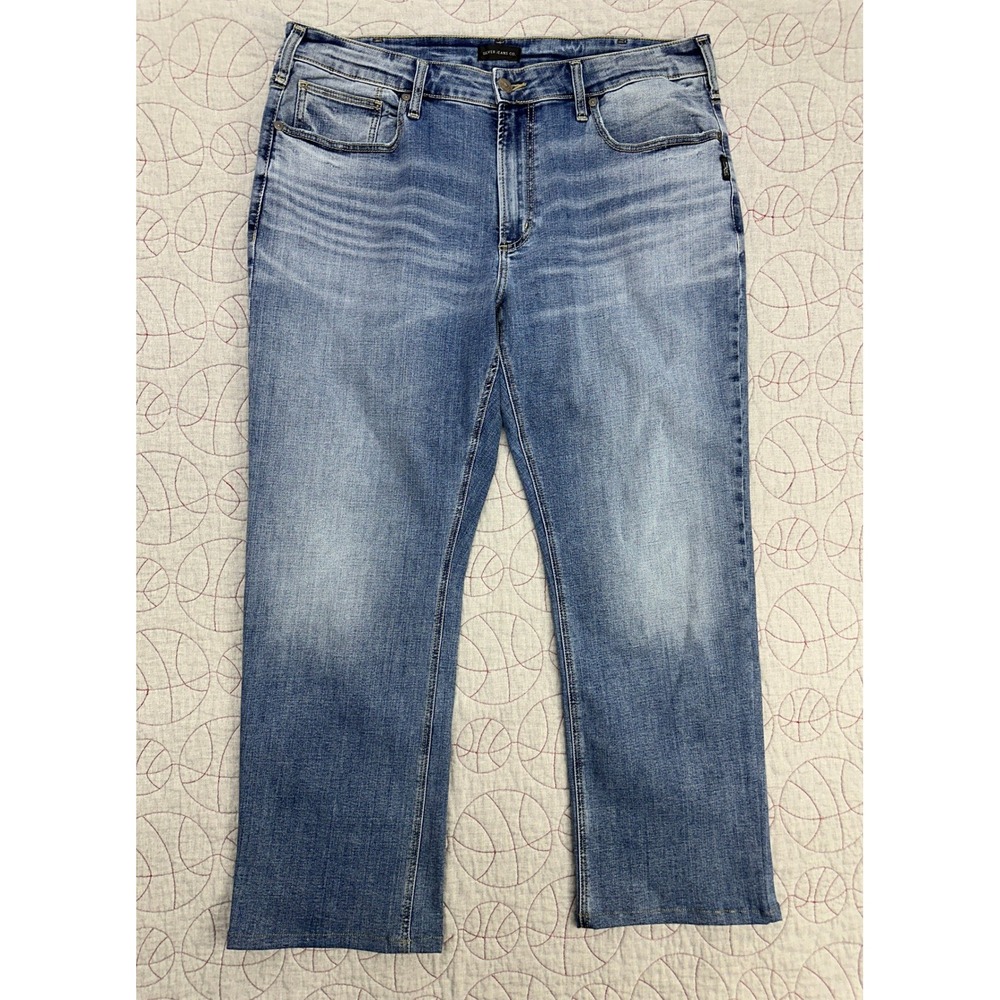 Silver Jeans‎ Co. Craig Jeans Blue Medium Wash Easy Fit Bootcut / Mens 40x32